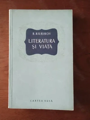 81. Carte, Literatura și viața, B. Riurikov