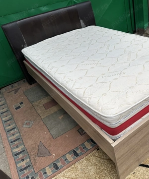 Pat de mijloc cu Somiera si Saltea 200x120 cm - imagine 5