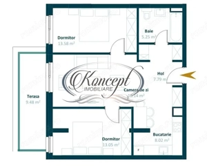 Aprtament finisat, cu CF, zona Leroy Merlin - imagine 2