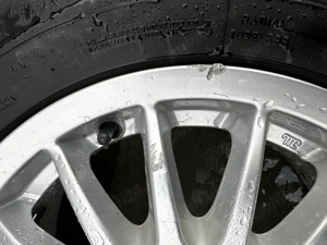 Vand jante aliaj + cauciucuri Goodyear pentru vw golf 5 r15 - imagine 2