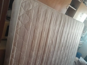 vand pat matrimonial din piele ecologica 