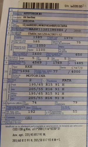 Skoda Octavia Facelift 2009 - 1.9 Tdi - 156000km  - imagine 9