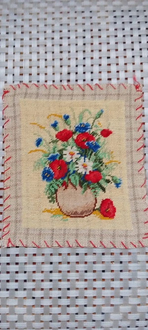 Goblen vaza cu flori