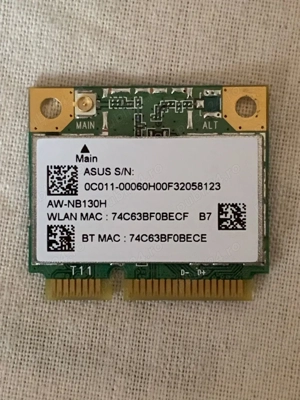 Placa WiFi  modele AW-ne785, AW-nb130h, Qcwb335, AW-NB274NF, RTL8821 si 8260NGW - imagine 4