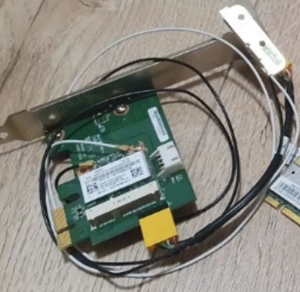 Adaptor placa Wifi model model WN7003 V02 + Antene Db 2,4 5Ghz