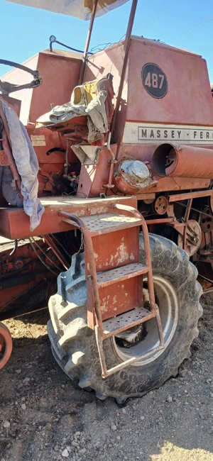 combina massey ferguson 487  - imagine 3