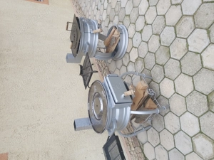 Sobă  Tip  "Rocket Stove" din Jante pentru camping