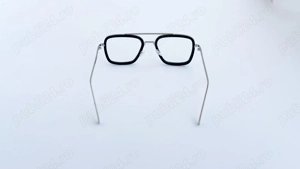 Ochelari de soare Dita Flight - Rama argintiu-negru Lentile transparente - imagine 3