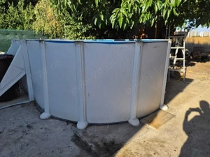 Piscina Metalica Gre Supraterana 500x300x132 cu filtru si pompa