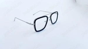 Ochelari de soare Dita Flight - Rama argintiu-negru Lentile transparente