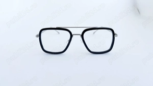 Ochelari de soare Dita Flight - Rama argintiu-negru Lentile transparente - imagine 2