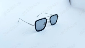 Ochelari de soare Dita Flight Polarizati - Rama argintie Lentile gri