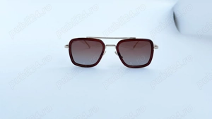 Ochelari de soare Dita Flight Polarizati - Rama aurie Lentile maro degrade - imagine 2