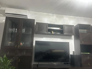 Mobila living Casa Rusu wenge