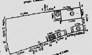 Teren 727 mp Galați - Poșta Veche - deschidere 13m, toate utilitățile