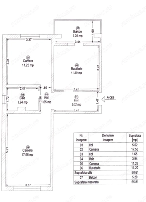 Apartament cu 2 camere decomandate, aflat in zona Freidorf, Timisoara - imagine 10