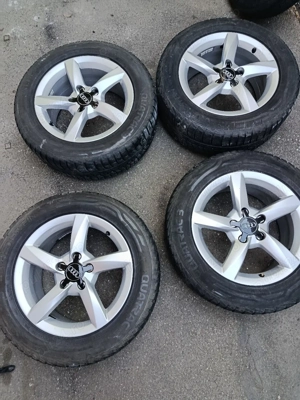 Jante audi vw 5x112 16 anvelope  225 55 16,  5-6mm 