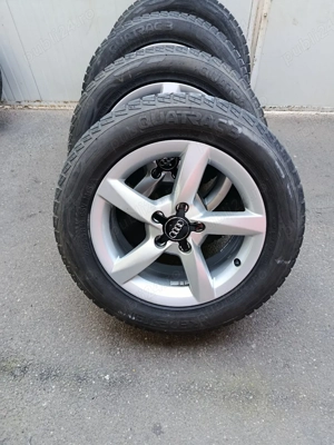 Jante audi vw 5x112 16 anvelope  225 55 16,  5-6mm  - imagine 7