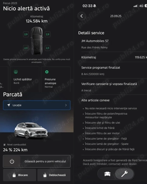 Ford Focus Active 2023 Automat 1.5 Diesel 120CP Led Navi Incalzire in Volan - imagine 7