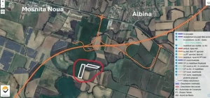 Vand sau inchiriez - 2 terenuri in extravilan de 11900mp si 5000mp in Mosnita Noua