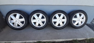 De vanzare jante de aliaj 205/55/16 cu anvelope Hankook dot.2025 - imagine 2