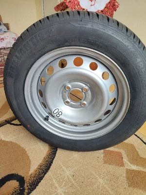 vand roata de rezerva logan noua cu cauciuc de vara 185 65 r 15