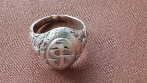 Inel Argint Masiv Marcat Oficial (Meșter D.A.), 13.61g, Vintage  