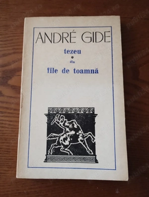 100. Carte, Tezeu, Fild de toamna, Andre Gide