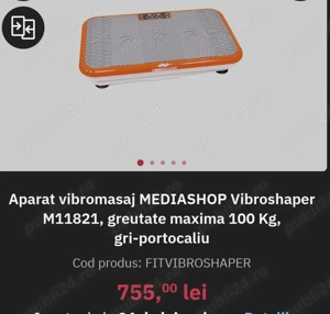 Vând aparat de vibromasaj 