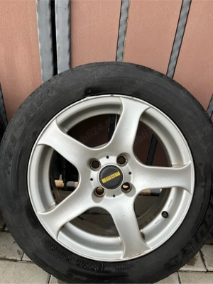 4 Jante cu anvelope + 1 tabla R15 - imagine 5