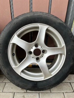 4 Jante cu anvelope + 1 tabla R15 - imagine 2