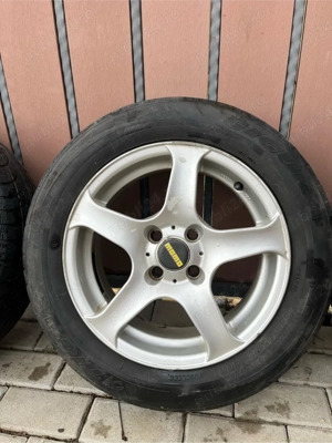 4 Jante cu anvelope + 1 tabla R15 - imagine 3