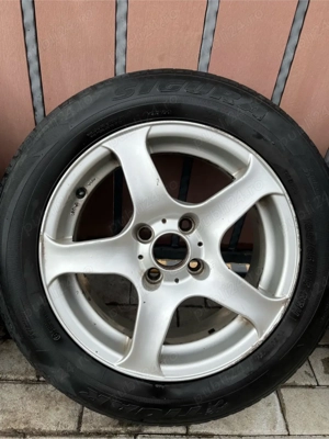 4 Jante cu anvelope + 1 tabla R15 - imagine 4