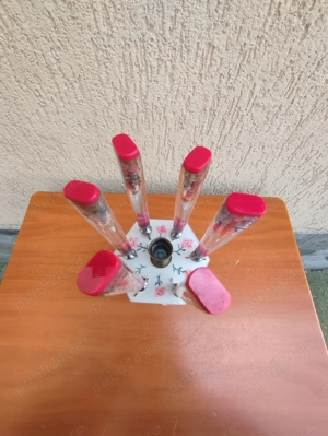 Set cuțite plexic cu trandafiri  - imagine 2