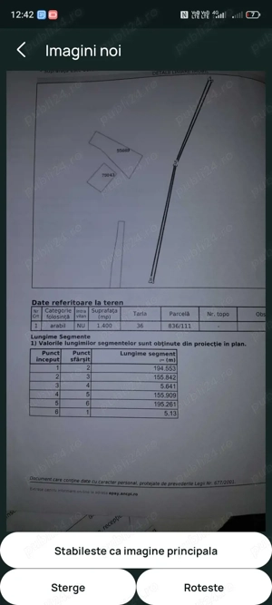 teren 1400 mp floresti luna de sus cluj - imagine 2