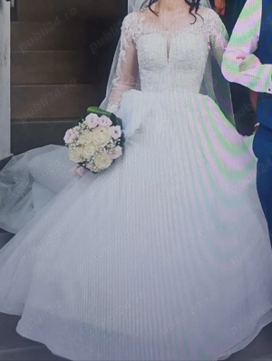 vand rochie de mireasa 1000 Ron   - imagine 3