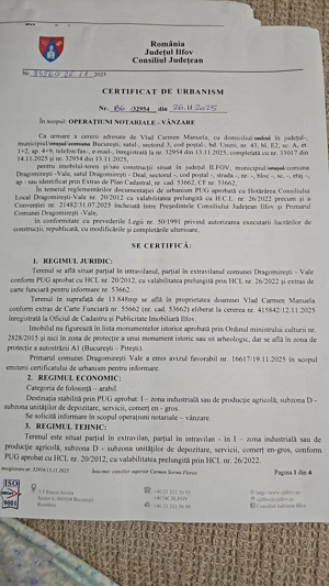 Teren Intravilan 13848 mp deschidere la A1 zona Carrefour Militari - imagine 4