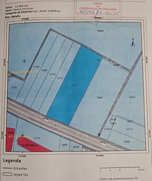 Teren Intravilan 13848 mp deschidere la A1 zona Carrefour Militari - imagine 3