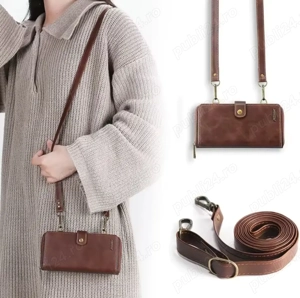 Husă cu fermoar pentru Samsung Gapaxy S20 FE + portofel magnetic