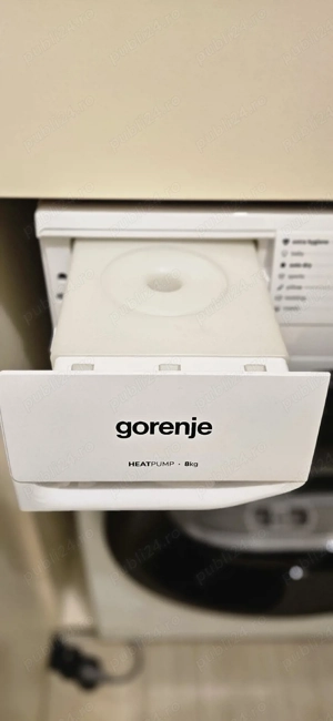 Vând uscator de rufe 8 kg GORENJE
