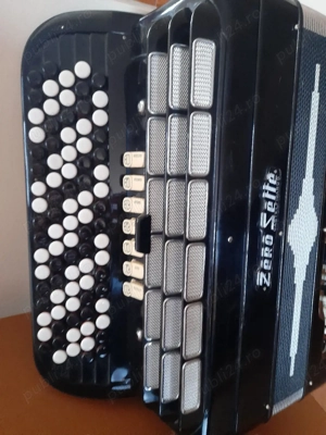 Acordeon cu butoane Harmonica - imagine 4