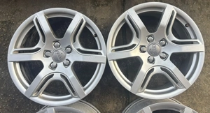 Jante AUDI Q5,A4 A6 A8 cu 5x112 pe 18,originale  - imagine 2