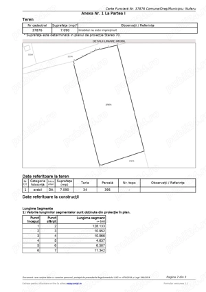 Teren intravilan Nufăru 7090 mp Dezvoltatori imobiliari - imagine 5
