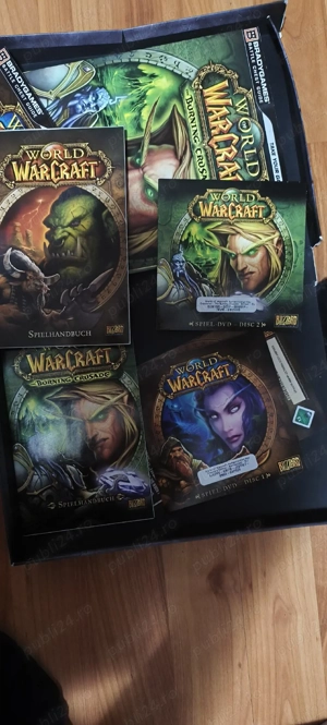 Joc pc word of Warcraft nou plus carte în pachet 