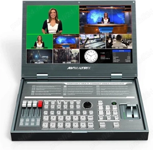 Mixer  Switcher AVMATRIX PVS0615U Portabil 6-Canale  cu USB Streaming