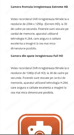 Camera Auto DVR Mio MiVue 698 Dual - imagine 3