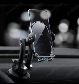 Incarcator auto wireless Vetter WiDrive, 15W Qi Fast Charging, with Mo - imagine 4