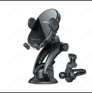 Incarcator auto wireless Vetter WiDrive, 15W Qi Fast Charging, with Mo - imagine 2