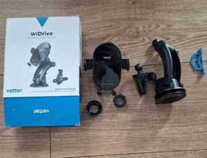 Incarcator auto wireless Vetter WiDrive, 15W Qi Fast Charging, with Mo - imagine 3