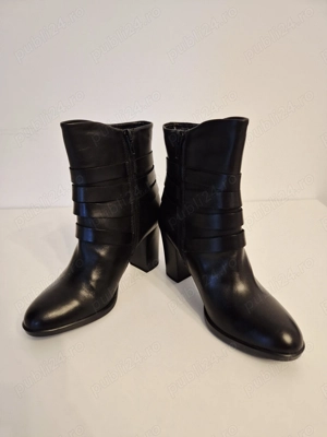 Ghete piele neagra marime 36 - imagine 4